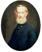 Julius Grun Alfred Krupp oil painting